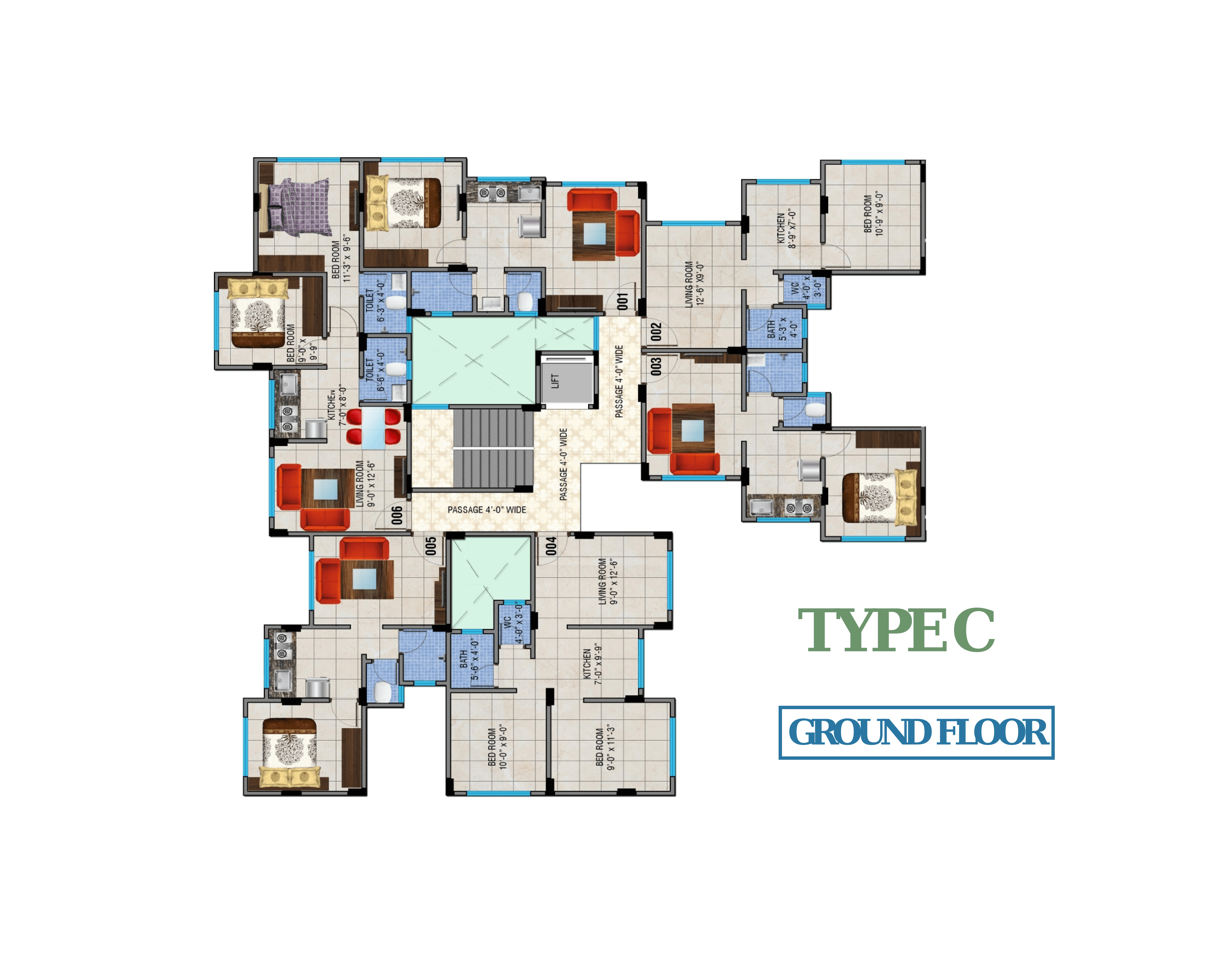 Ground Floorplan C
