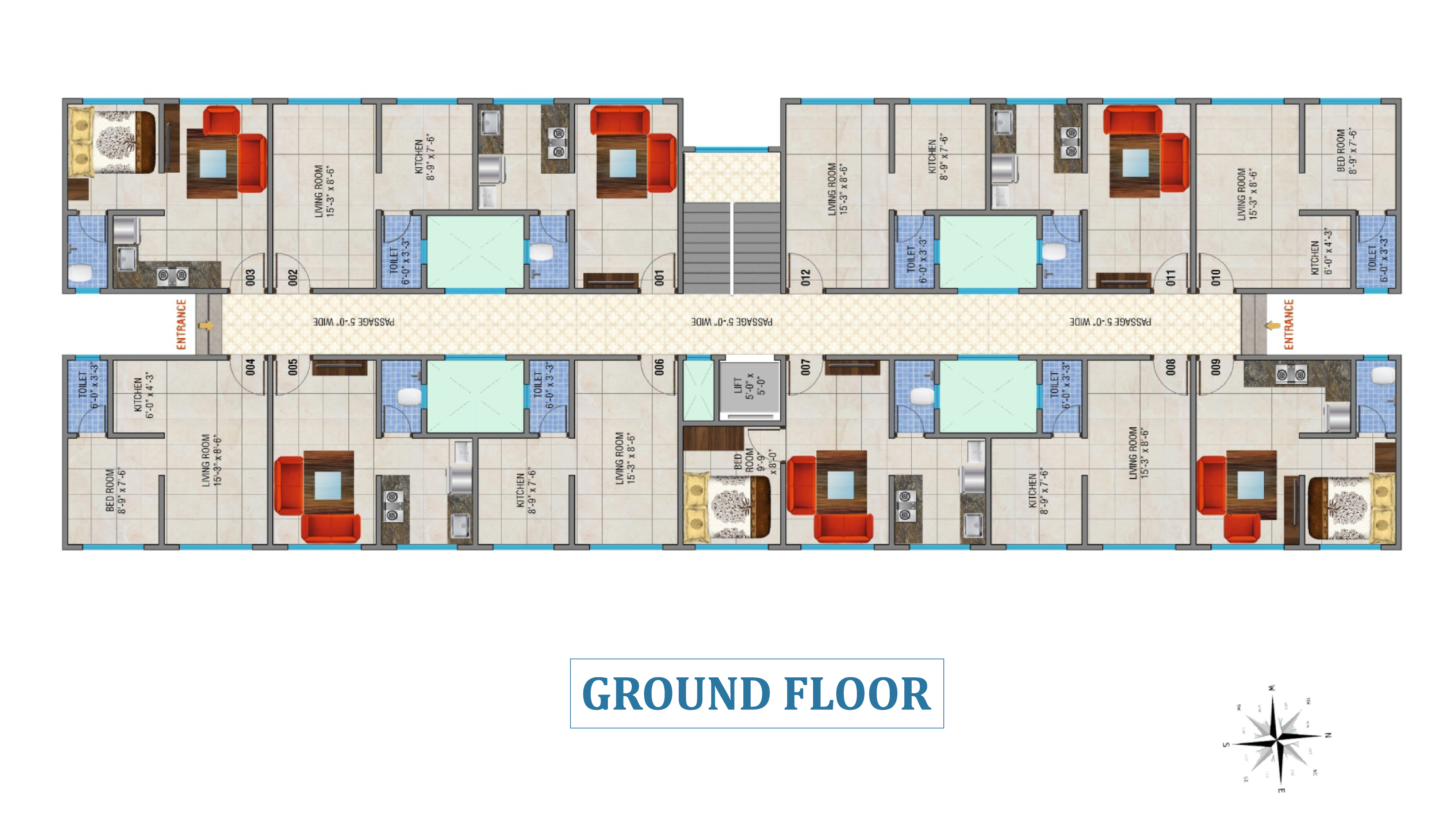 Ground Floorplan E